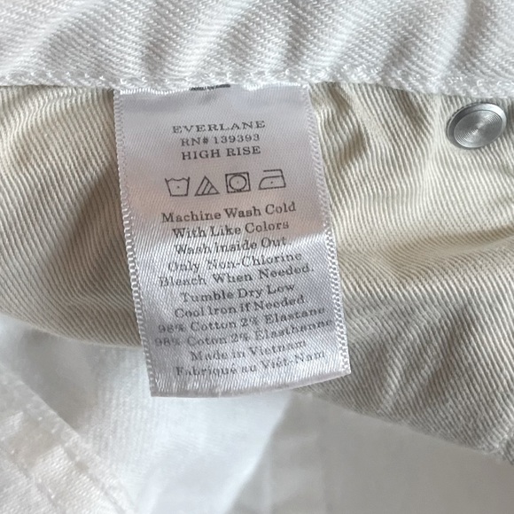 Everlane Like New High-rise Skinny Jeans in White Size 27 Regular - Picture 5 of 8